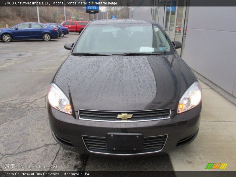 Mocha Bronze Metallic / Neutral Beige 2008 Chevrolet Impala LT