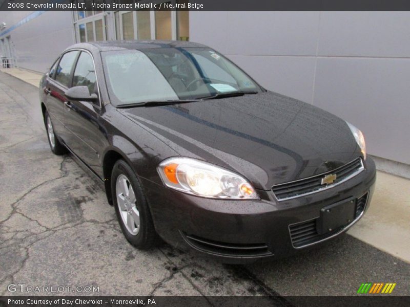 Mocha Bronze Metallic / Neutral Beige 2008 Chevrolet Impala LT