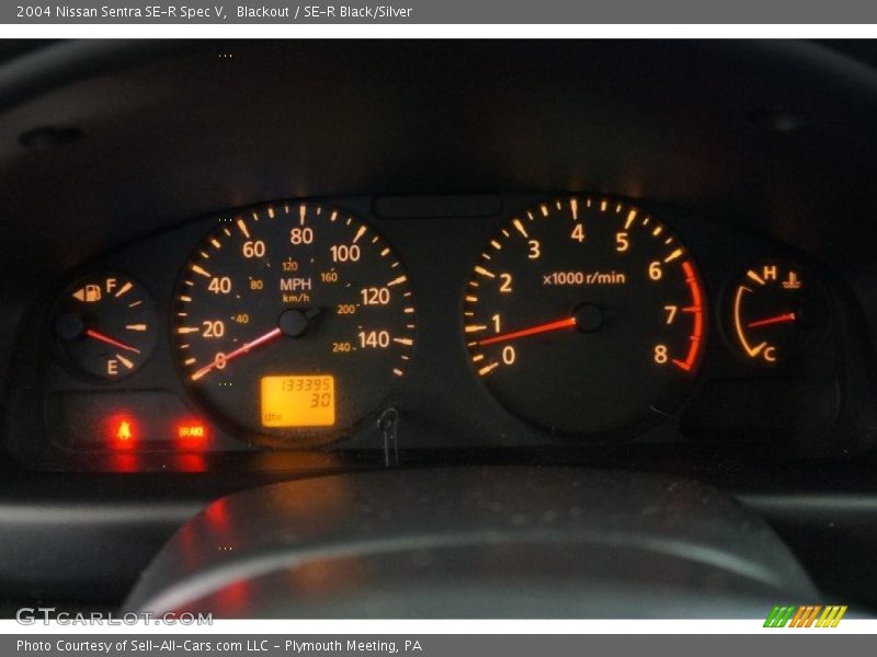 Blackout / SE-R Black/Silver 2004 Nissan Sentra SE-R Spec V