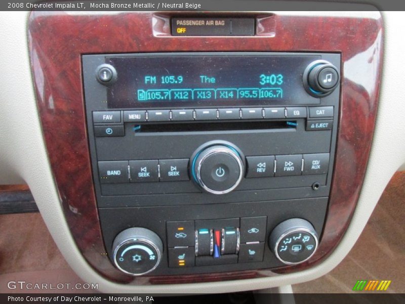 Mocha Bronze Metallic / Neutral Beige 2008 Chevrolet Impala LT