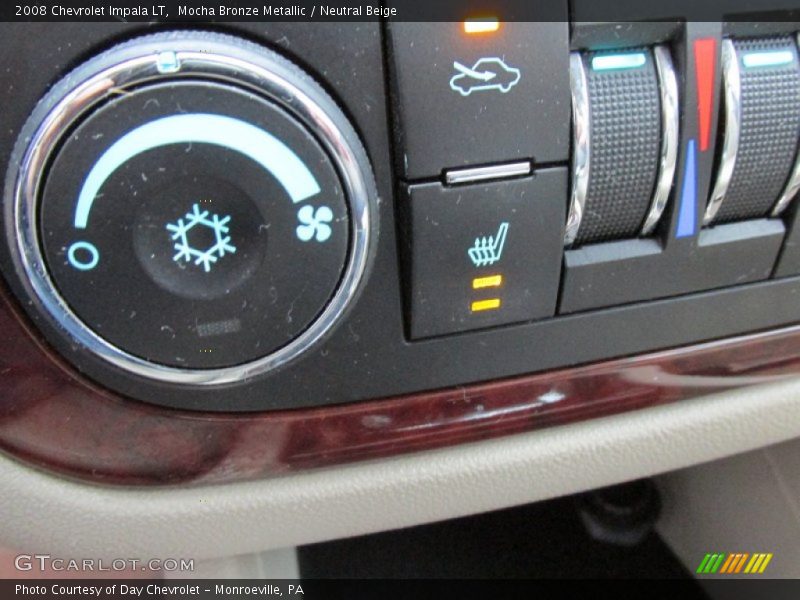 Mocha Bronze Metallic / Neutral Beige 2008 Chevrolet Impala LT