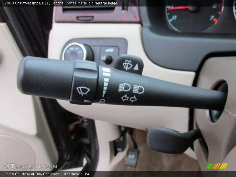 Mocha Bronze Metallic / Neutral Beige 2008 Chevrolet Impala LT