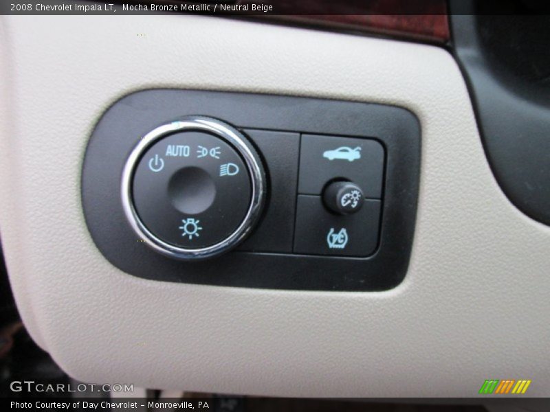 Mocha Bronze Metallic / Neutral Beige 2008 Chevrolet Impala LT
