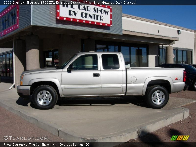 Silver Birch Metallic / Dark Charcoal 2006 Chevrolet Silverado 1500 Z71 Extended Cab 4x4