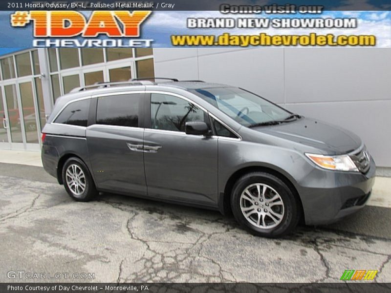 Polished Metal Metallic / Gray 2011 Honda Odyssey EX-L