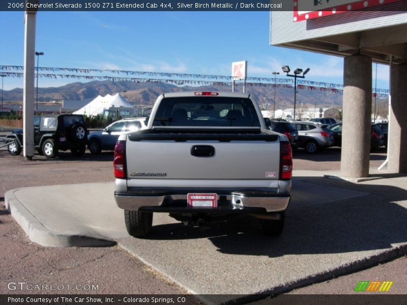 Silver Birch Metallic / Dark Charcoal 2006 Chevrolet Silverado 1500 Z71 Extended Cab 4x4