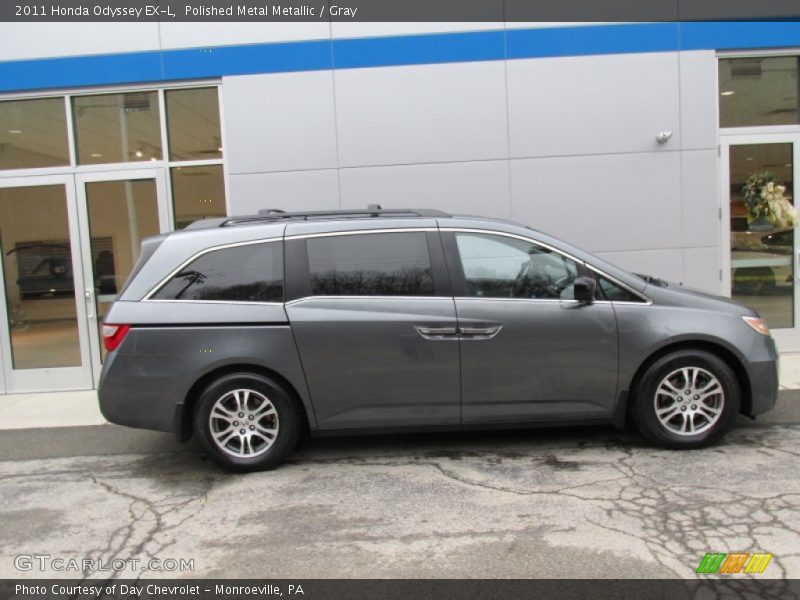 Polished Metal Metallic / Gray 2011 Honda Odyssey EX-L