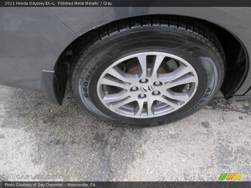 Polished Metal Metallic / Gray 2011 Honda Odyssey EX-L