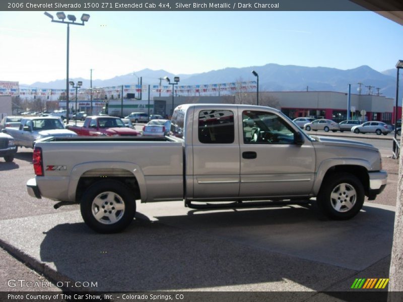 Silver Birch Metallic / Dark Charcoal 2006 Chevrolet Silverado 1500 Z71 Extended Cab 4x4