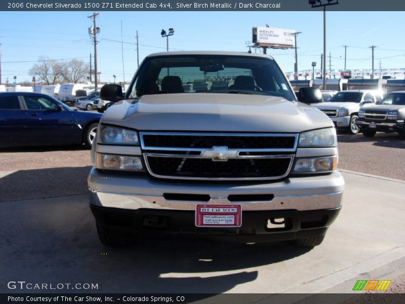 Silver Birch Metallic / Dark Charcoal 2006 Chevrolet Silverado 1500 Z71 Extended Cab 4x4
