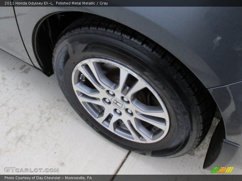 Polished Metal Metallic / Gray 2011 Honda Odyssey EX-L