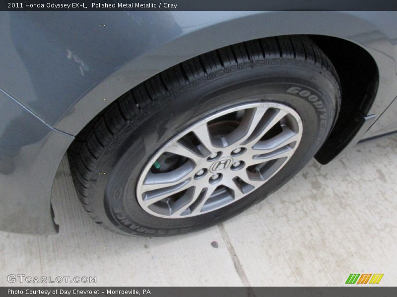 Polished Metal Metallic / Gray 2011 Honda Odyssey EX-L