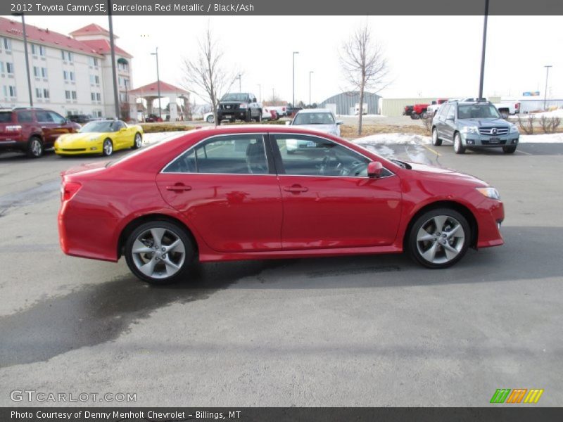 Barcelona Red Metallic / Black/Ash 2012 Toyota Camry SE