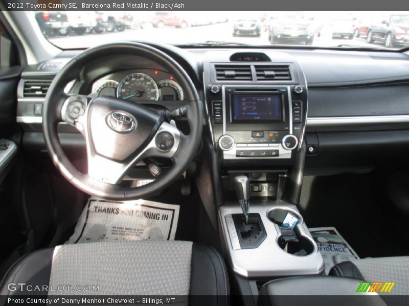Barcelona Red Metallic / Black/Ash 2012 Toyota Camry SE