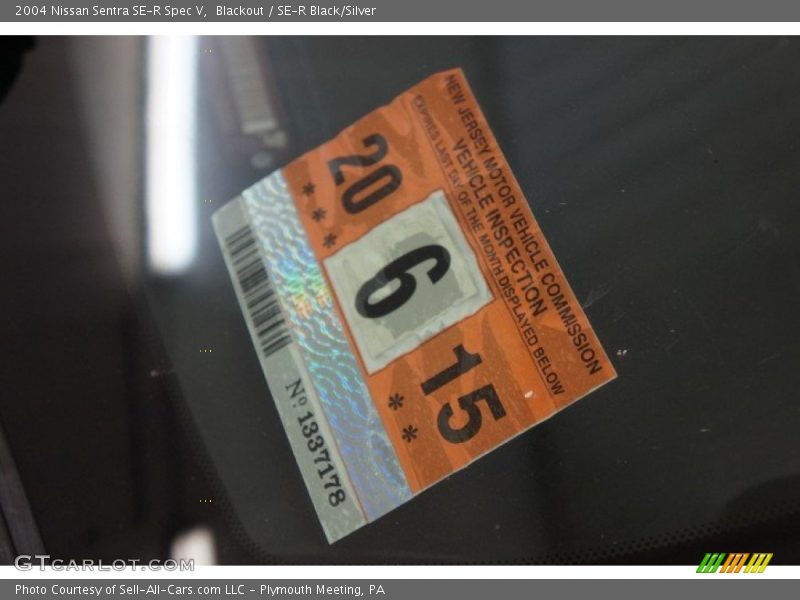 Blackout / SE-R Black/Silver 2004 Nissan Sentra SE-R Spec V