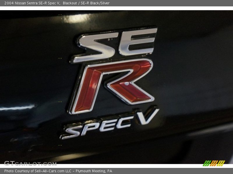 Blackout / SE-R Black/Silver 2004 Nissan Sentra SE-R Spec V