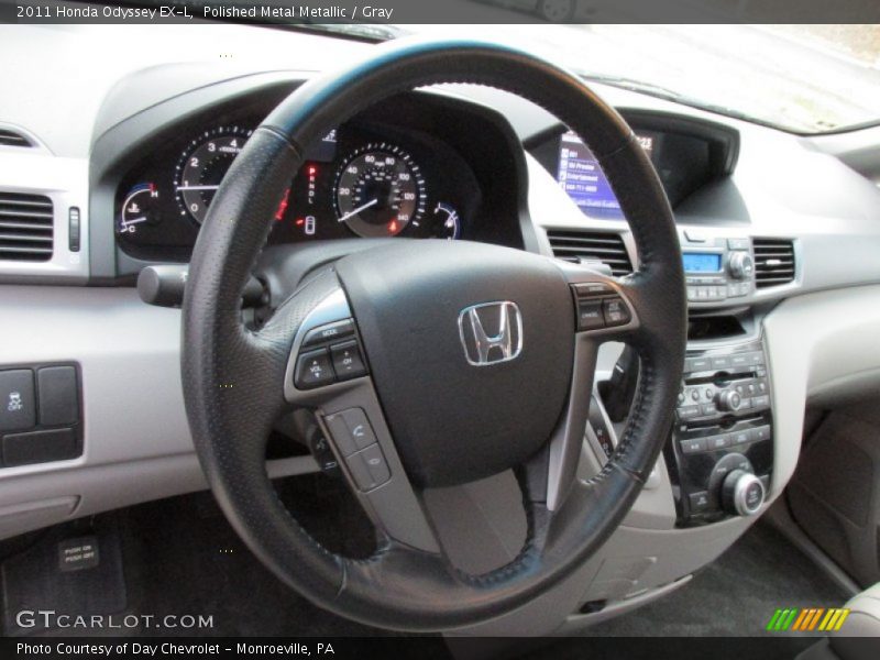 Polished Metal Metallic / Gray 2011 Honda Odyssey EX-L