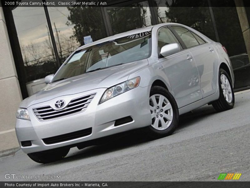 Classic Silver Metallic / Ash 2008 Toyota Camry Hybrid