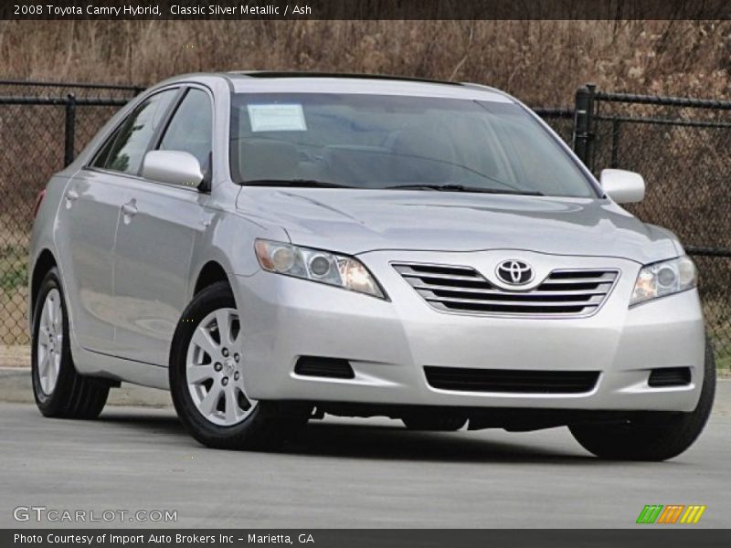 Classic Silver Metallic / Ash 2008 Toyota Camry Hybrid