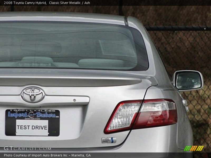 Classic Silver Metallic / Ash 2008 Toyota Camry Hybrid