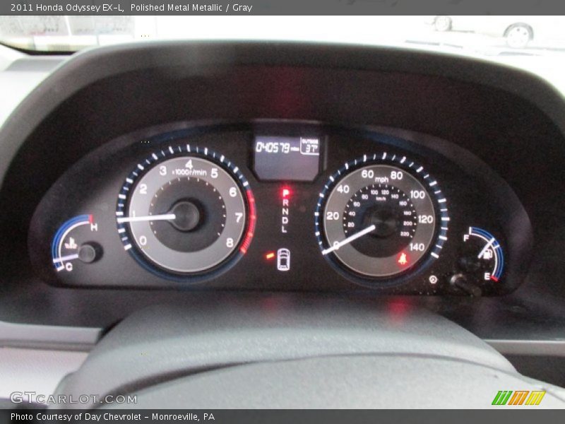 Polished Metal Metallic / Gray 2011 Honda Odyssey EX-L