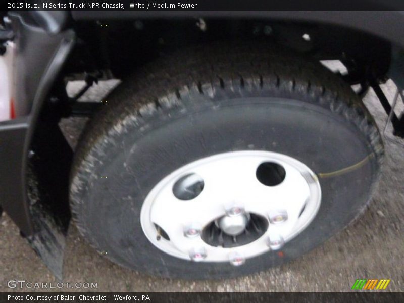 White / Medium Pewter 2015 Isuzu N Series Truck NPR Chassis