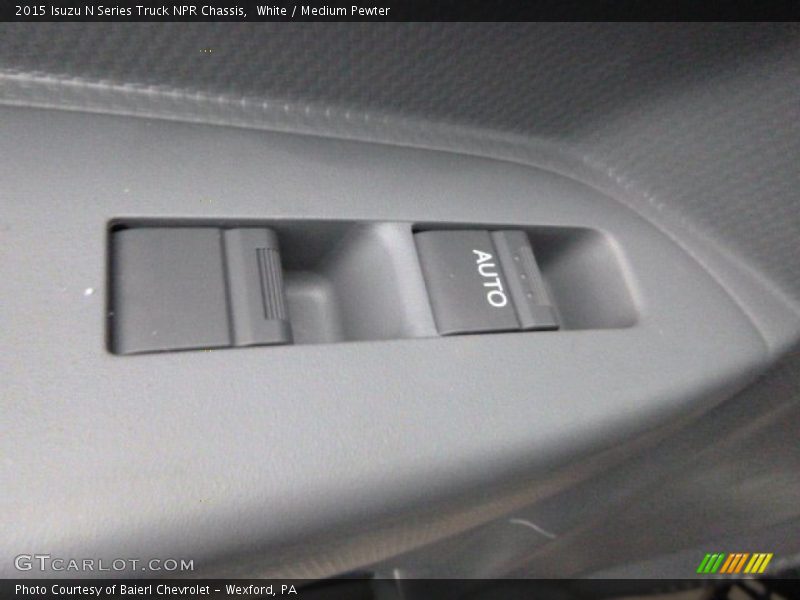 White / Medium Pewter 2015 Isuzu N Series Truck NPR Chassis