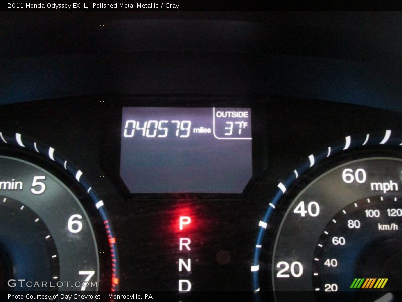 Polished Metal Metallic / Gray 2011 Honda Odyssey EX-L