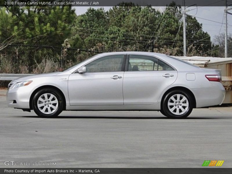 Classic Silver Metallic / Ash 2008 Toyota Camry Hybrid