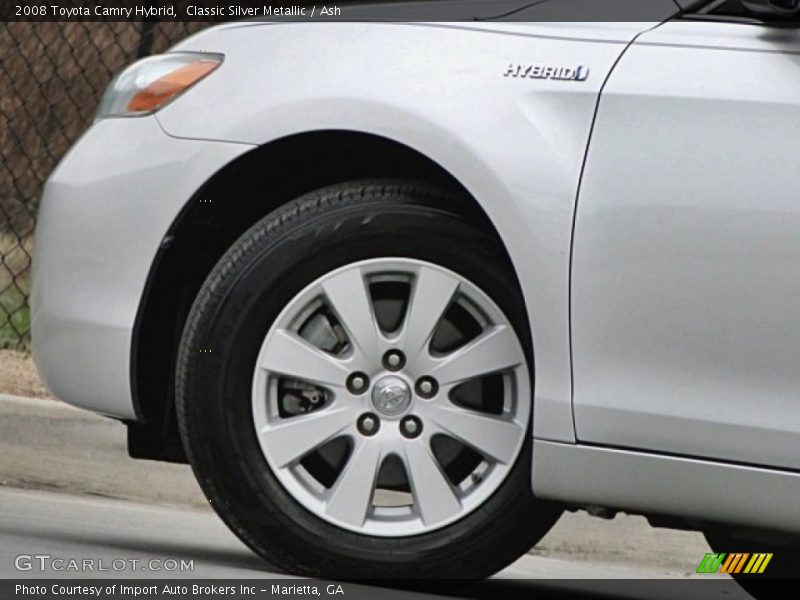 Classic Silver Metallic / Ash 2008 Toyota Camry Hybrid