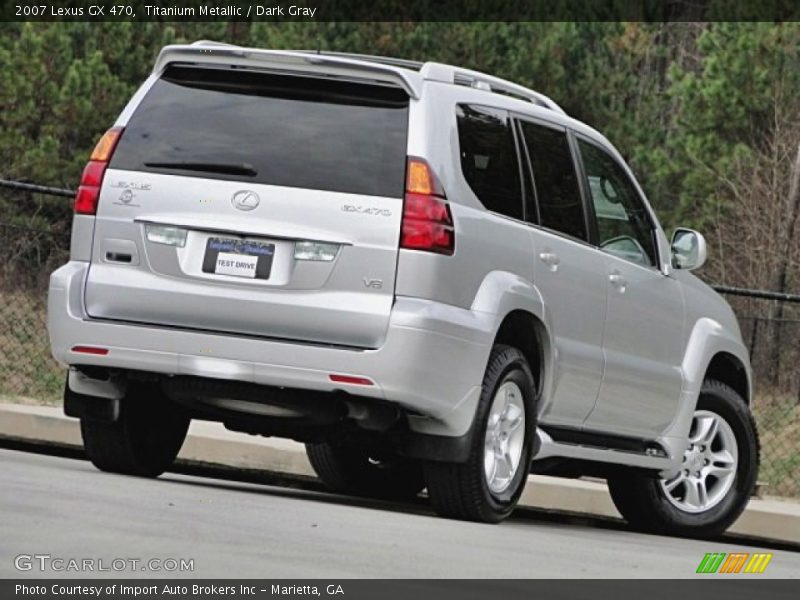 Titanium Metallic / Dark Gray 2007 Lexus GX 470