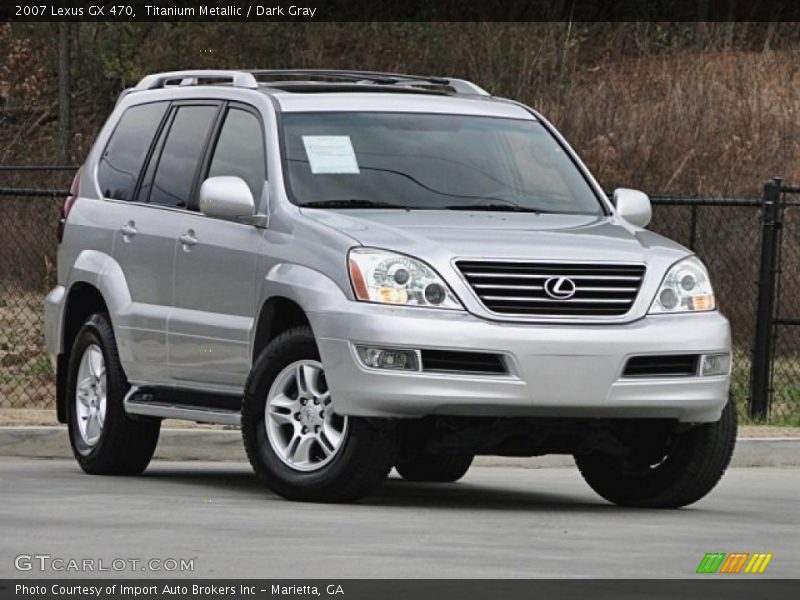 Titanium Metallic / Dark Gray 2007 Lexus GX 470