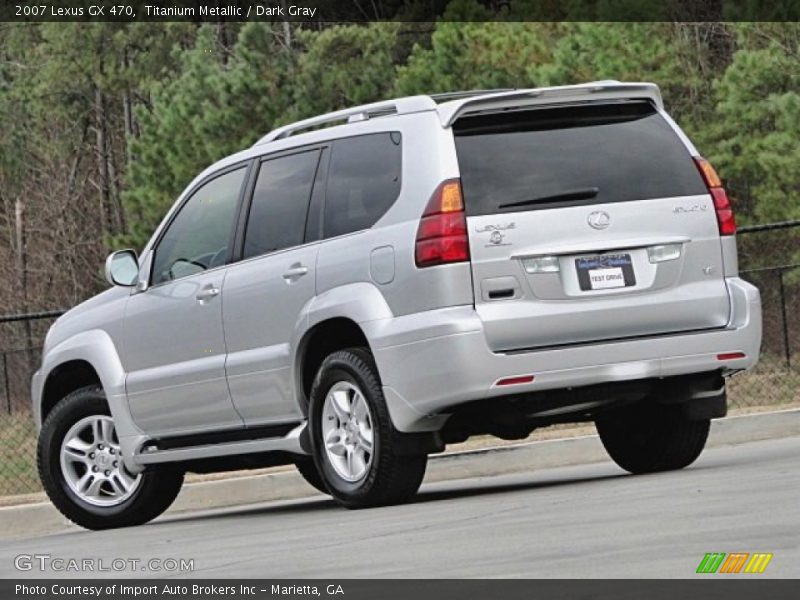 Titanium Metallic / Dark Gray 2007 Lexus GX 470
