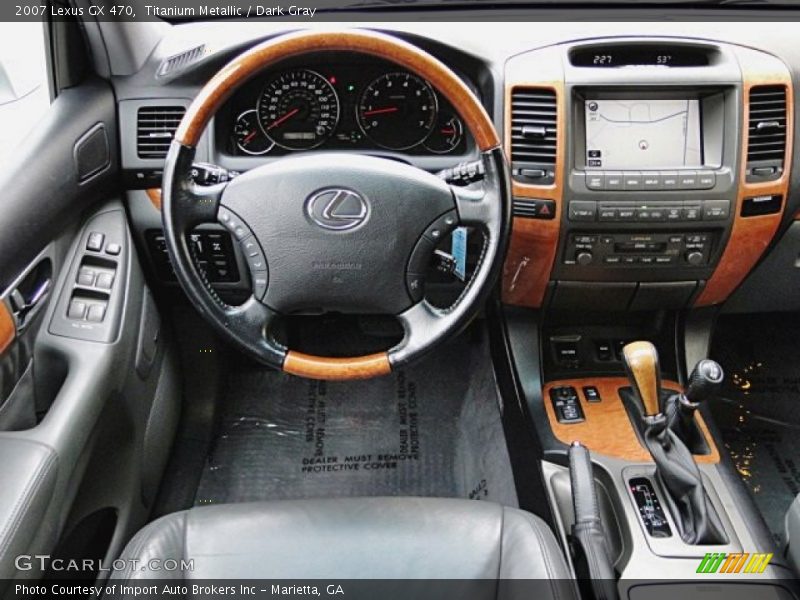Titanium Metallic / Dark Gray 2007 Lexus GX 470