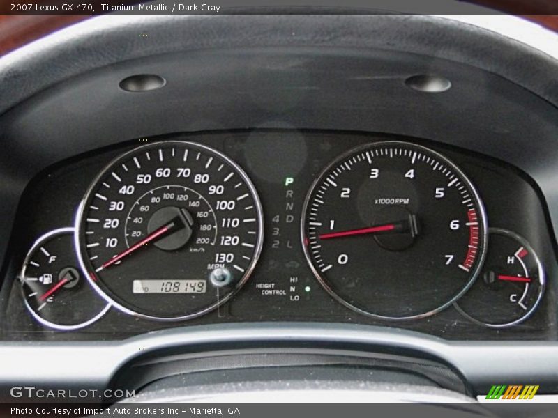 Titanium Metallic / Dark Gray 2007 Lexus GX 470