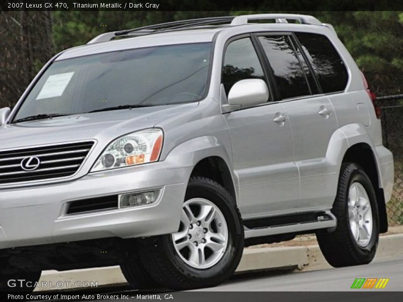 Titanium Metallic / Dark Gray 2007 Lexus GX 470
