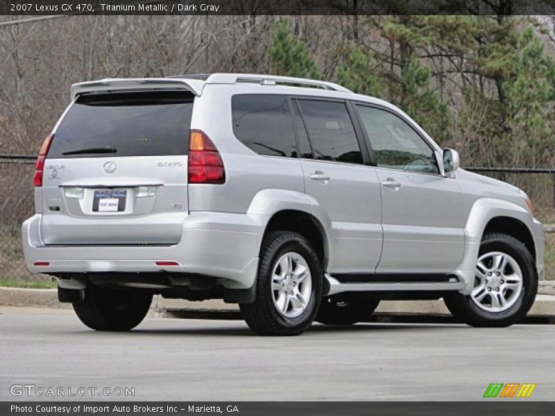 Titanium Metallic / Dark Gray 2007 Lexus GX 470