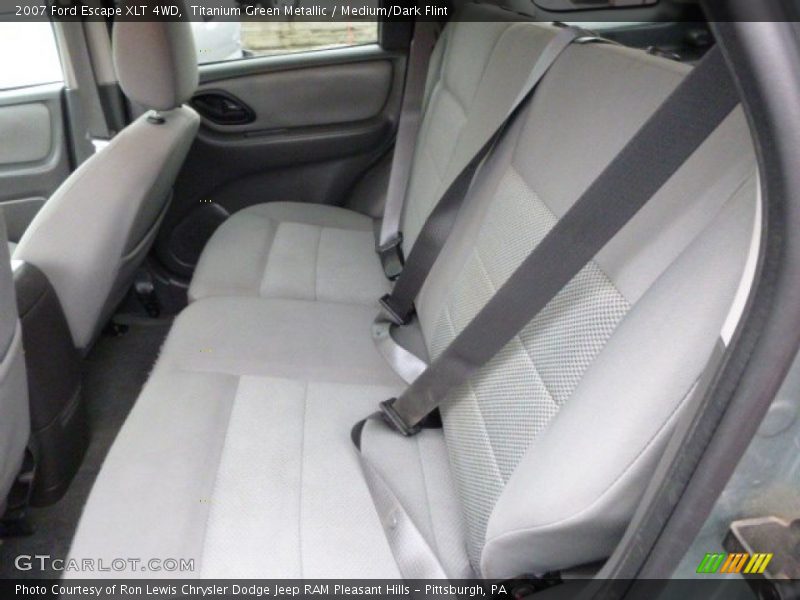 Titanium Green Metallic / Medium/Dark Flint 2007 Ford Escape XLT 4WD