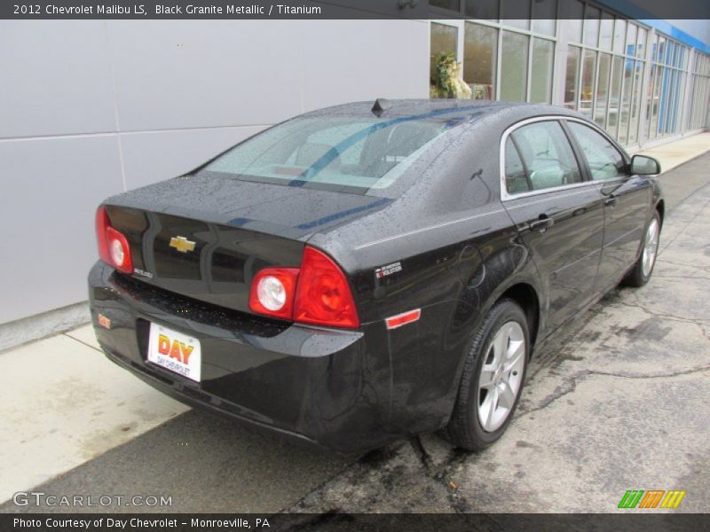 Black Granite Metallic / Titanium 2012 Chevrolet Malibu LS