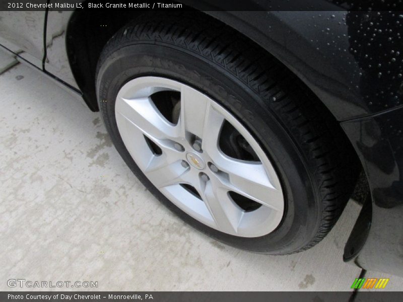Black Granite Metallic / Titanium 2012 Chevrolet Malibu LS