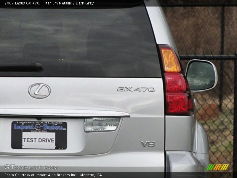 Titanium Metallic / Dark Gray 2007 Lexus GX 470