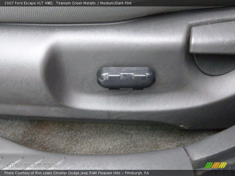 Titanium Green Metallic / Medium/Dark Flint 2007 Ford Escape XLT 4WD