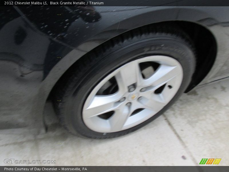 Black Granite Metallic / Titanium 2012 Chevrolet Malibu LS