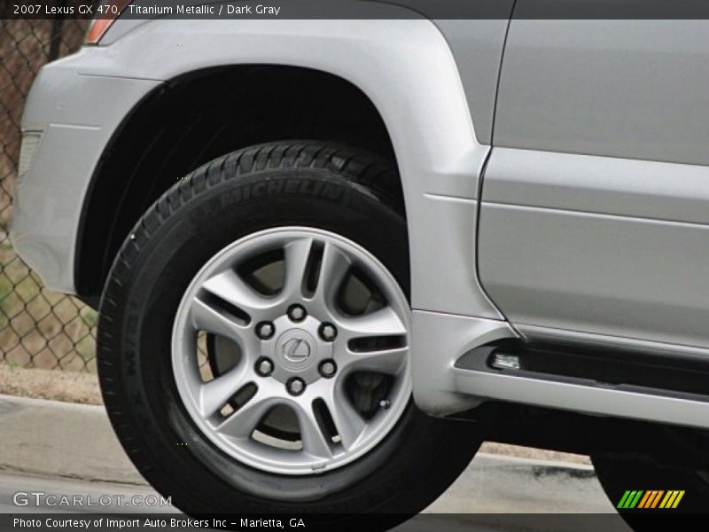 Titanium Metallic / Dark Gray 2007 Lexus GX 470