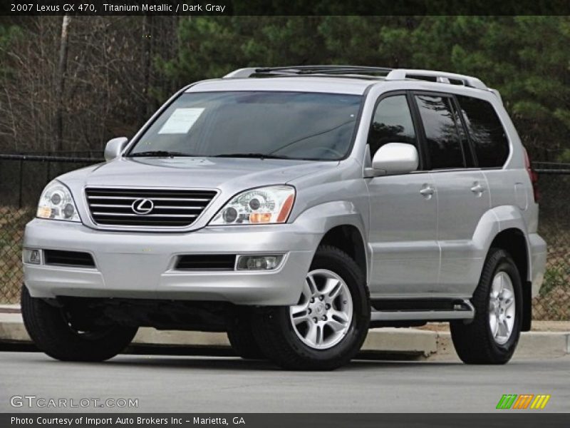 Titanium Metallic / Dark Gray 2007 Lexus GX 470