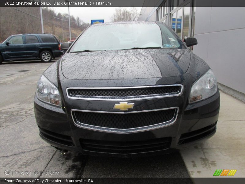 Black Granite Metallic / Titanium 2012 Chevrolet Malibu LS