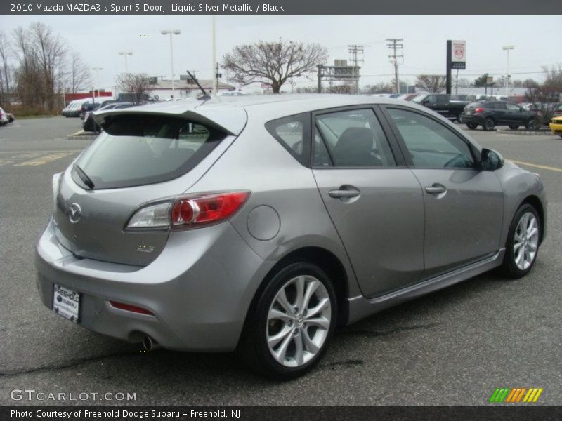 Liquid Silver Metallic / Black 2010 Mazda MAZDA3 s Sport 5 Door