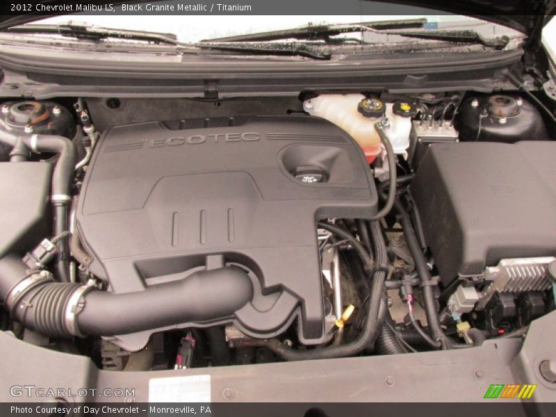 Black Granite Metallic / Titanium 2012 Chevrolet Malibu LS