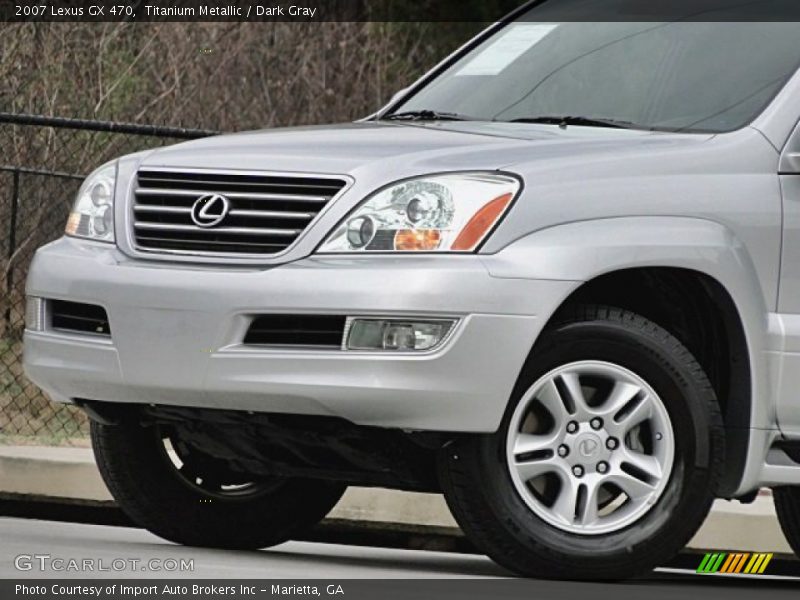 Titanium Metallic / Dark Gray 2007 Lexus GX 470
