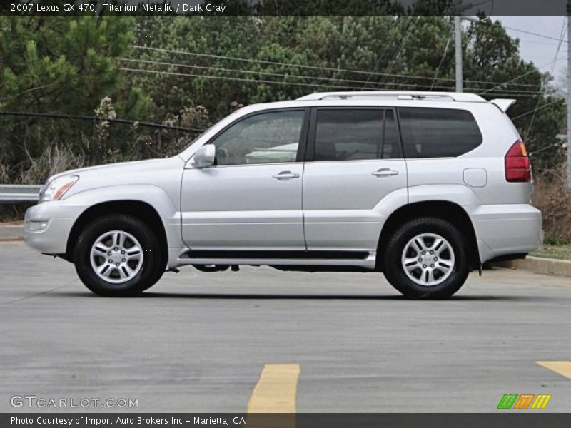 Titanium Metallic / Dark Gray 2007 Lexus GX 470
